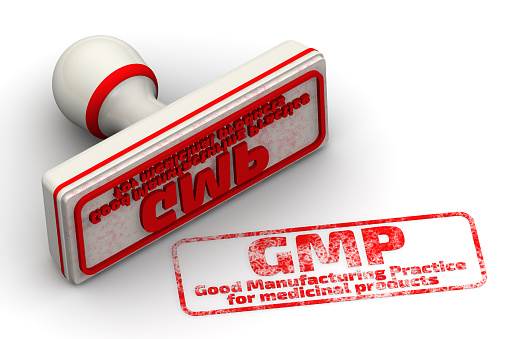 red GMP animated stamp